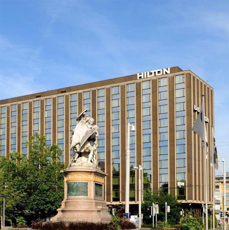 Hilton Basel Hotel Exterior foto